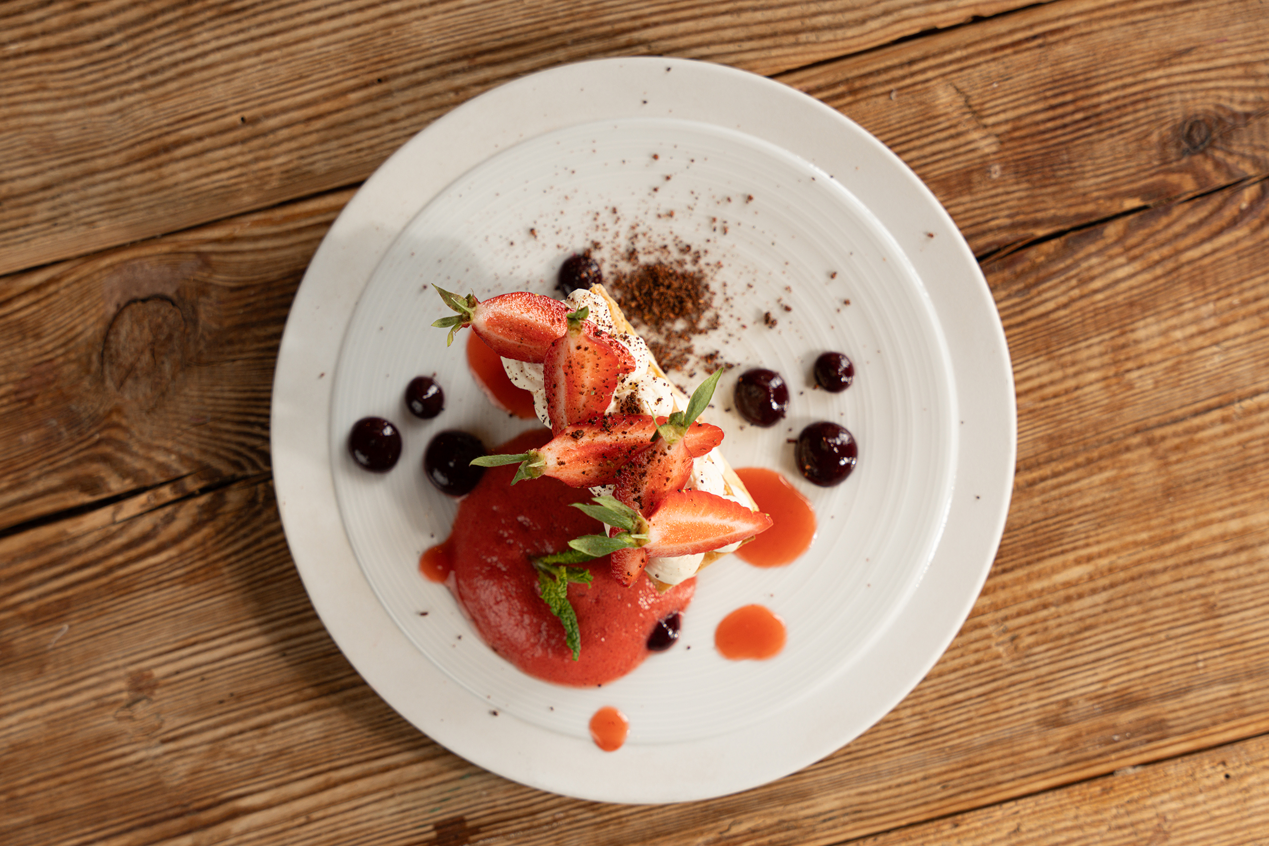 A7409610 copie Dessert : millefeuilles à la fraise